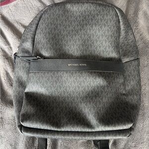 Michael Kors Black and Gray Men's Backpack